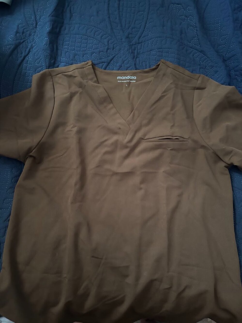 Mandala Scrub Set - Brown - Picture 2 of 4